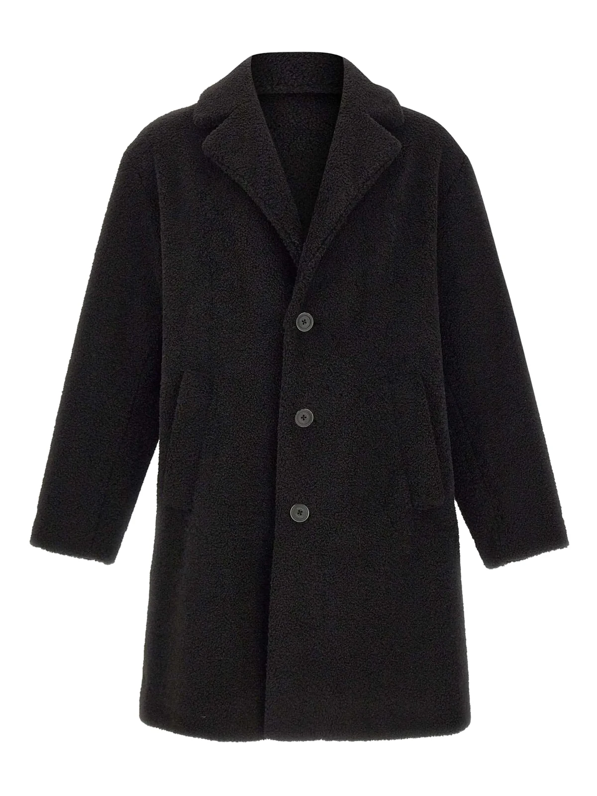 buttoned coat