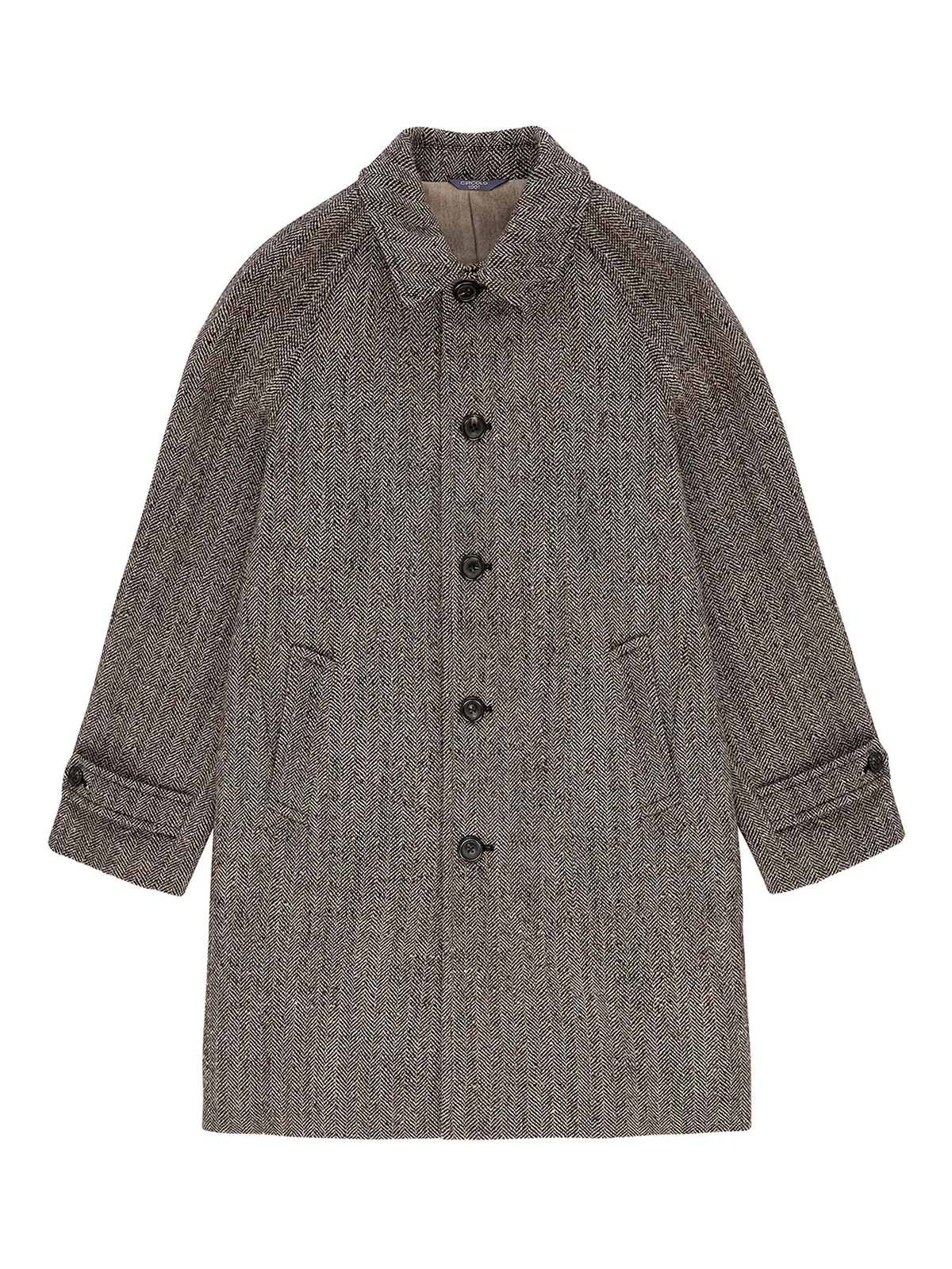 raglan-sleeve coat