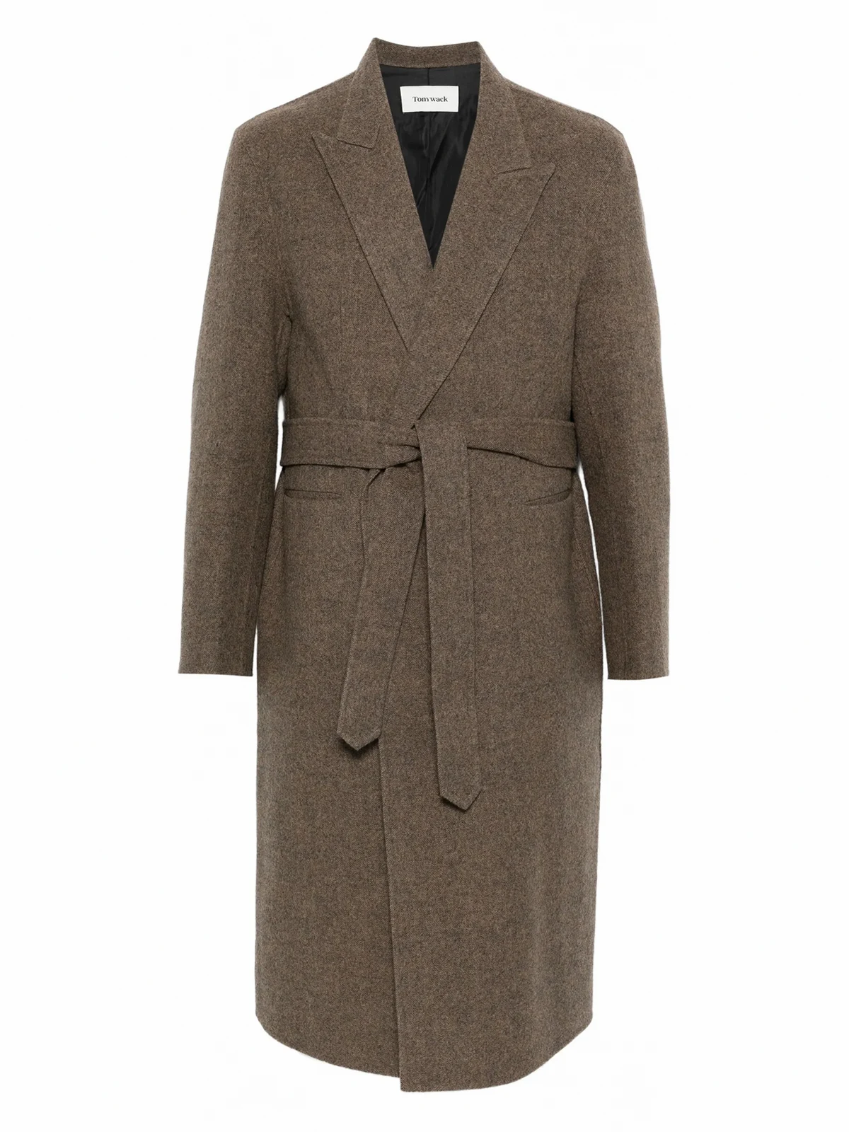 Gewickelter Mantel mit Gürtel