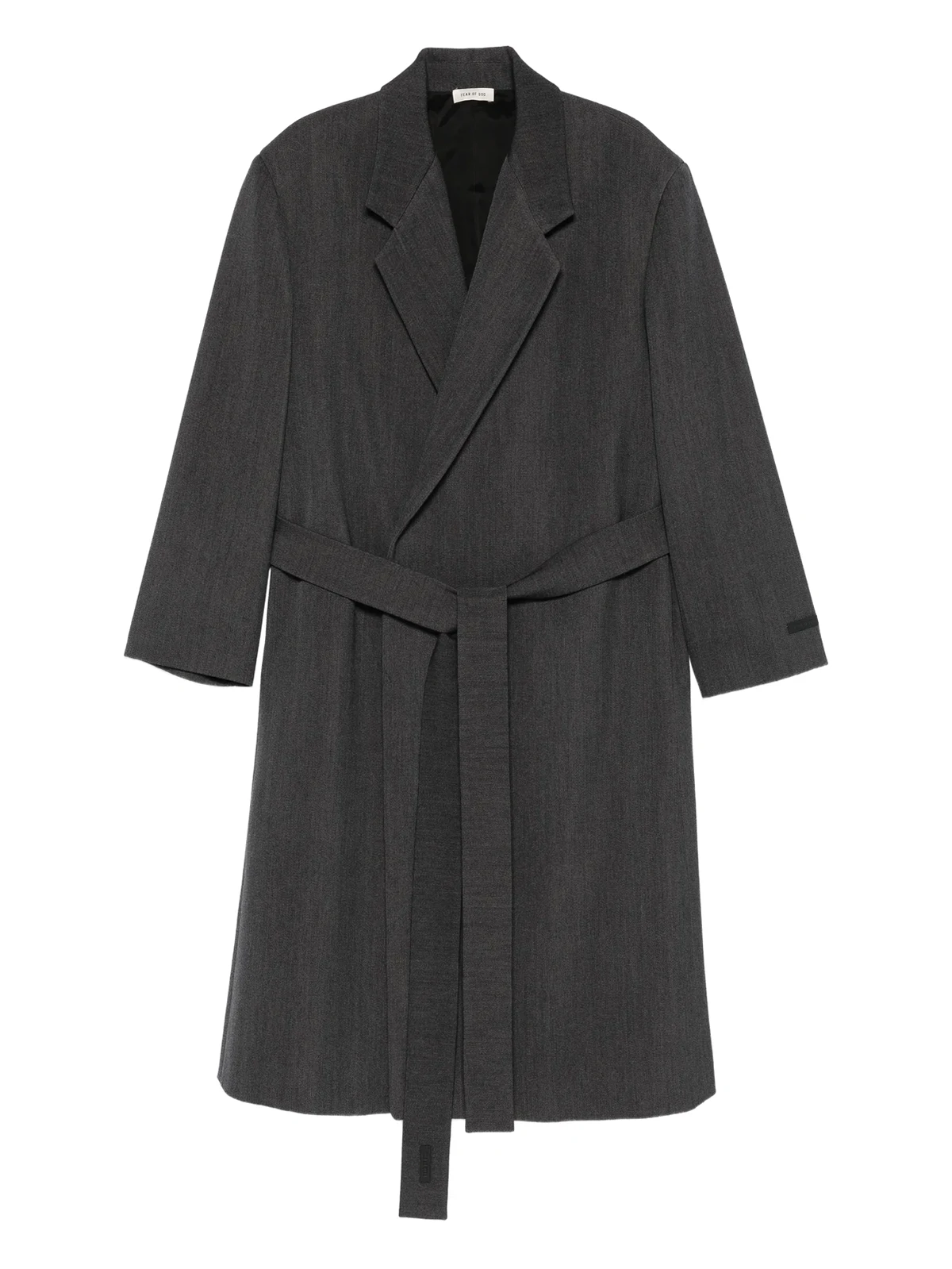 Mantel mit abnehmbarem Gürtel