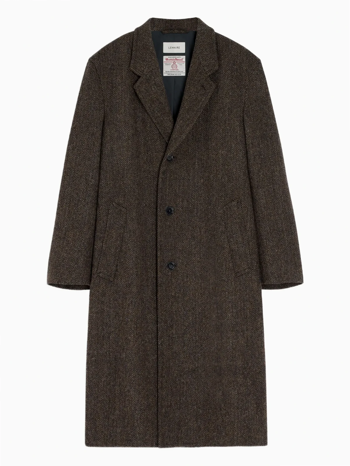 Mantel mit Fischgrätenmuster