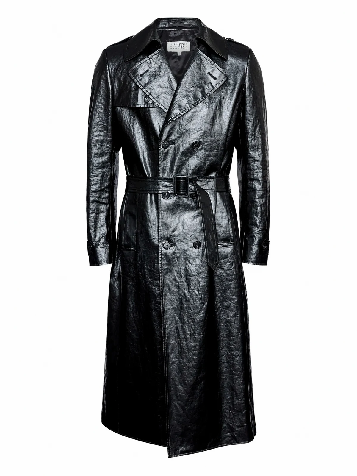 double-breasted trench coat