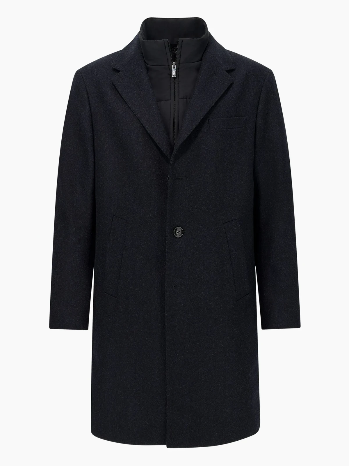 single-breasted coat