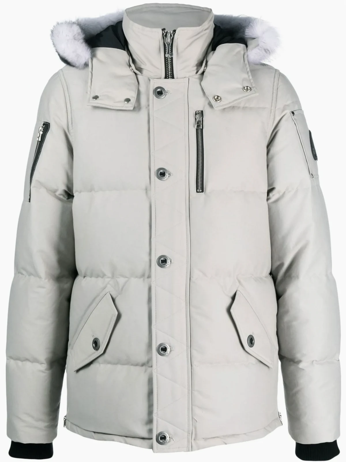 faux-fur trim padded parka