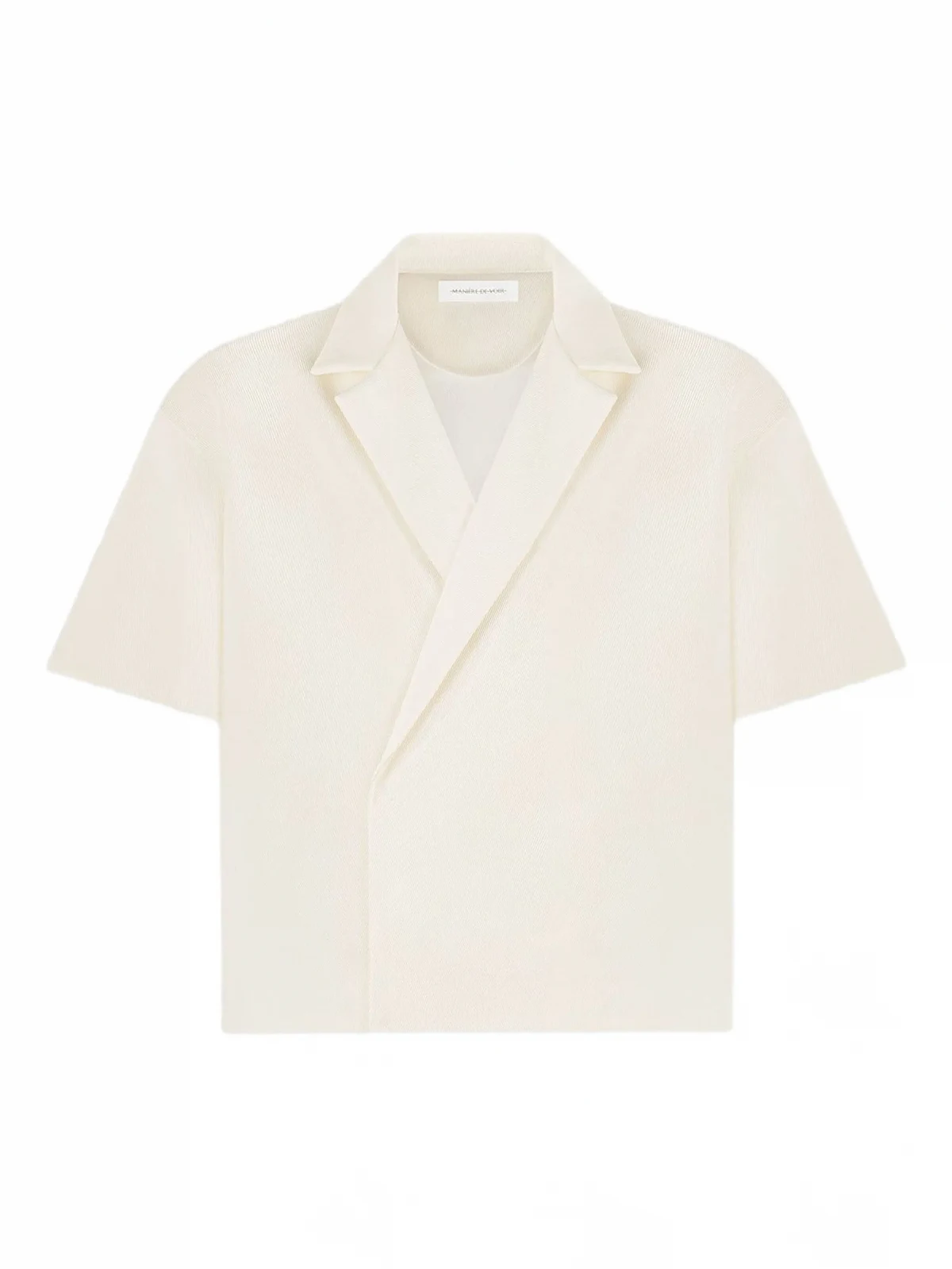 Doppelreihiges Abel Boxy Twill-Hemd