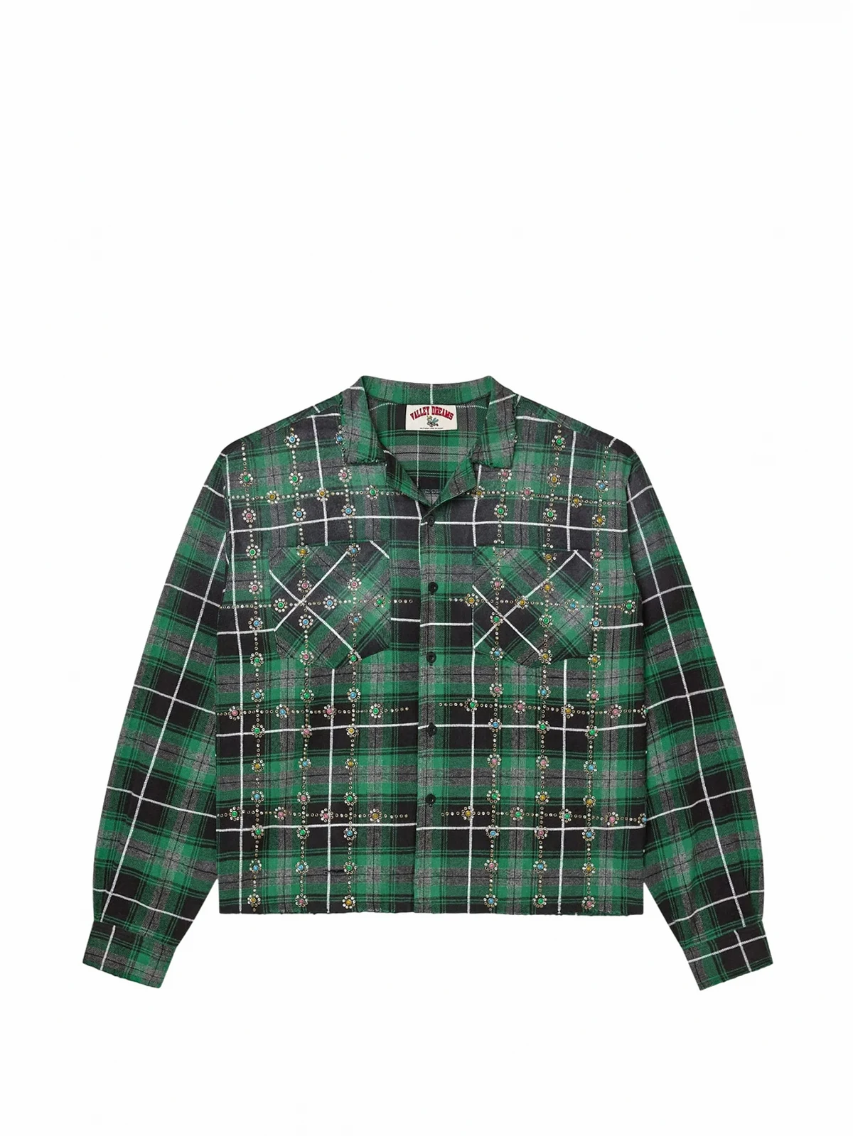 Grinch Gems flannel shirt