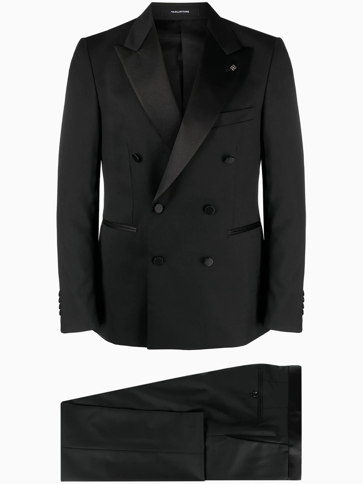 double-breasted dinner suit set