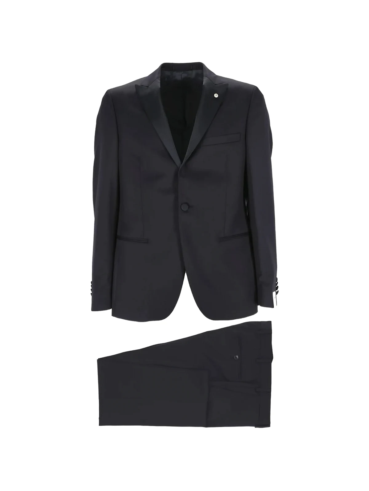 peaked-lapel suit