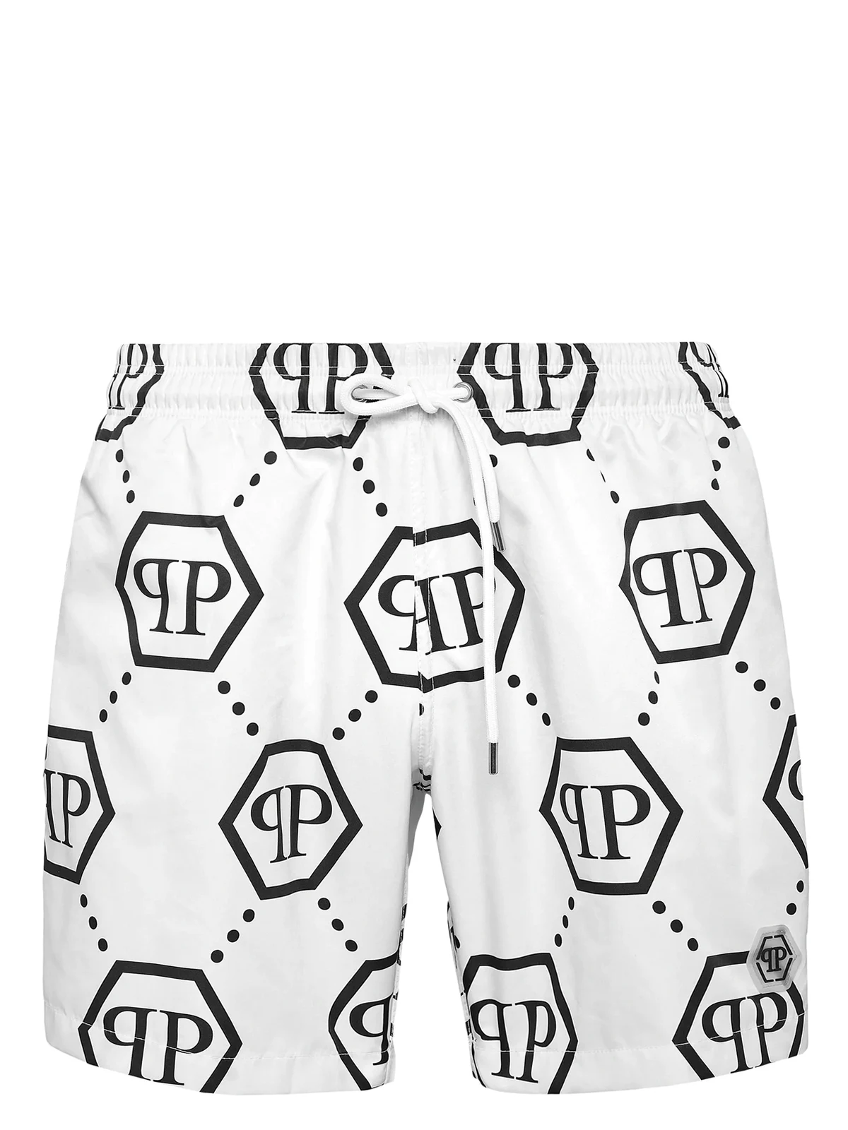 monogram pattern swim shorts