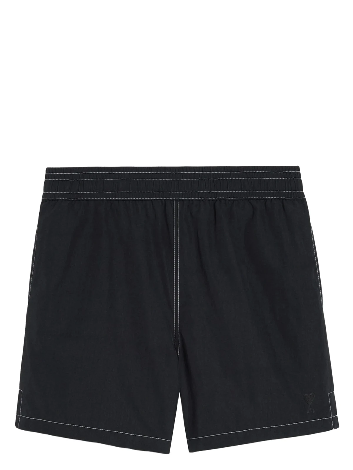 Ami de Coeur contrast-stitching swim shorts