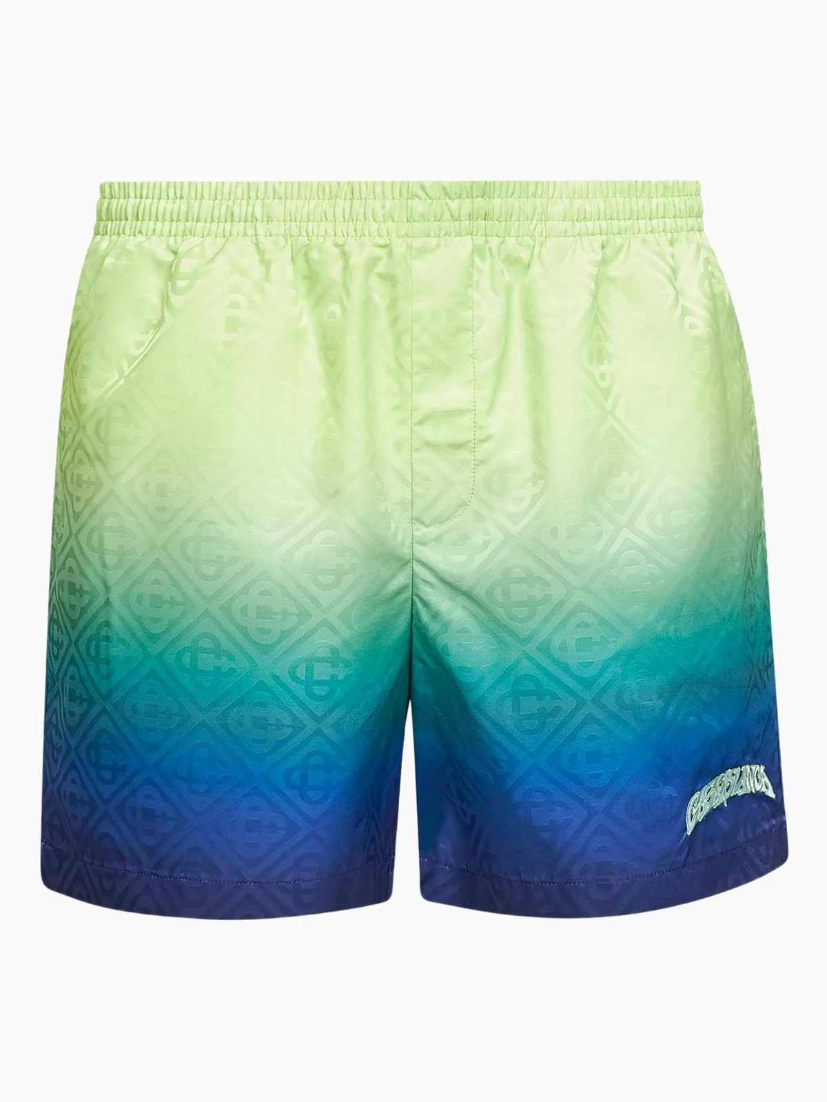 Badeshorts mit Logo-Stickerei