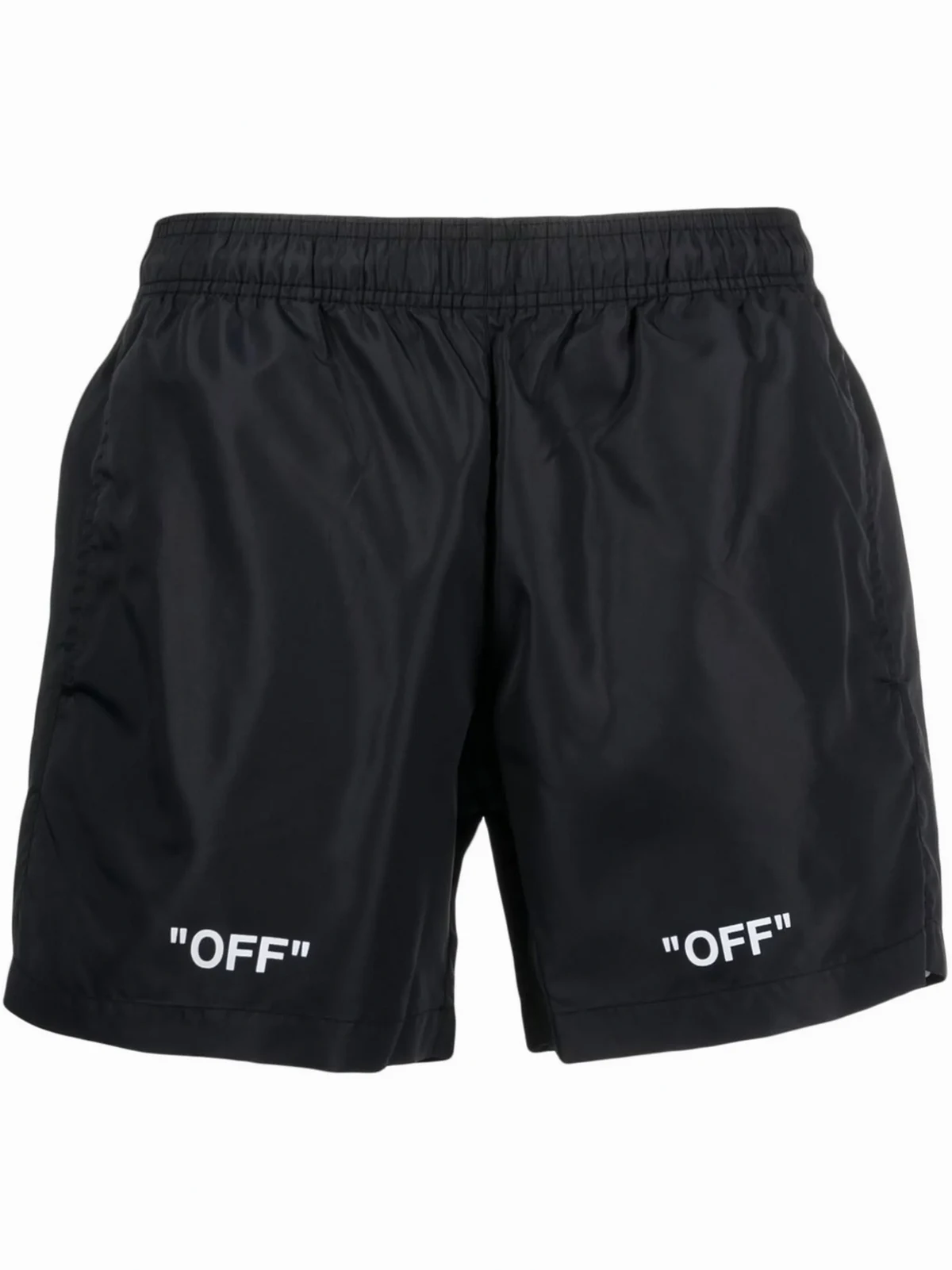 Badeshorts mit Logo-Print