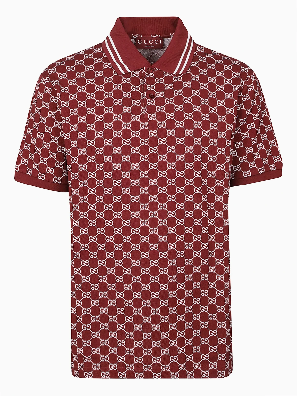 GG-pattern polo shirt