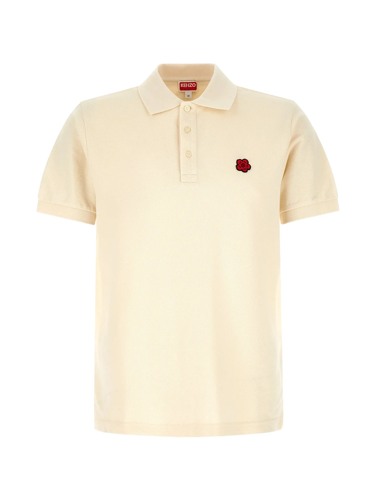Poloshirt mit Blumen-Patch