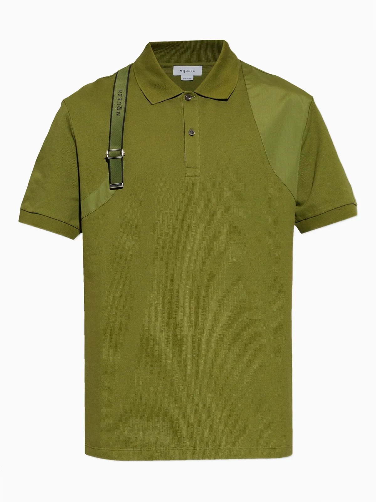 T-Poloshirt mit Riemendetail