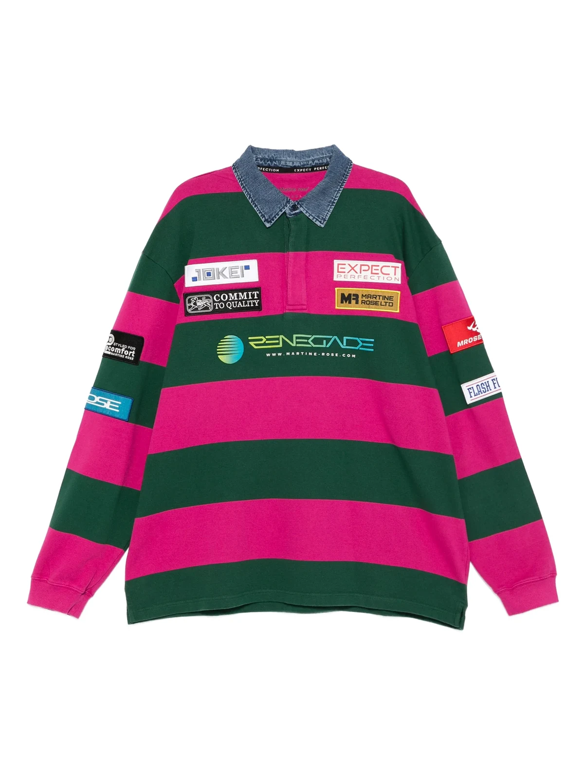 Gestreiftes Rugby-Shirt