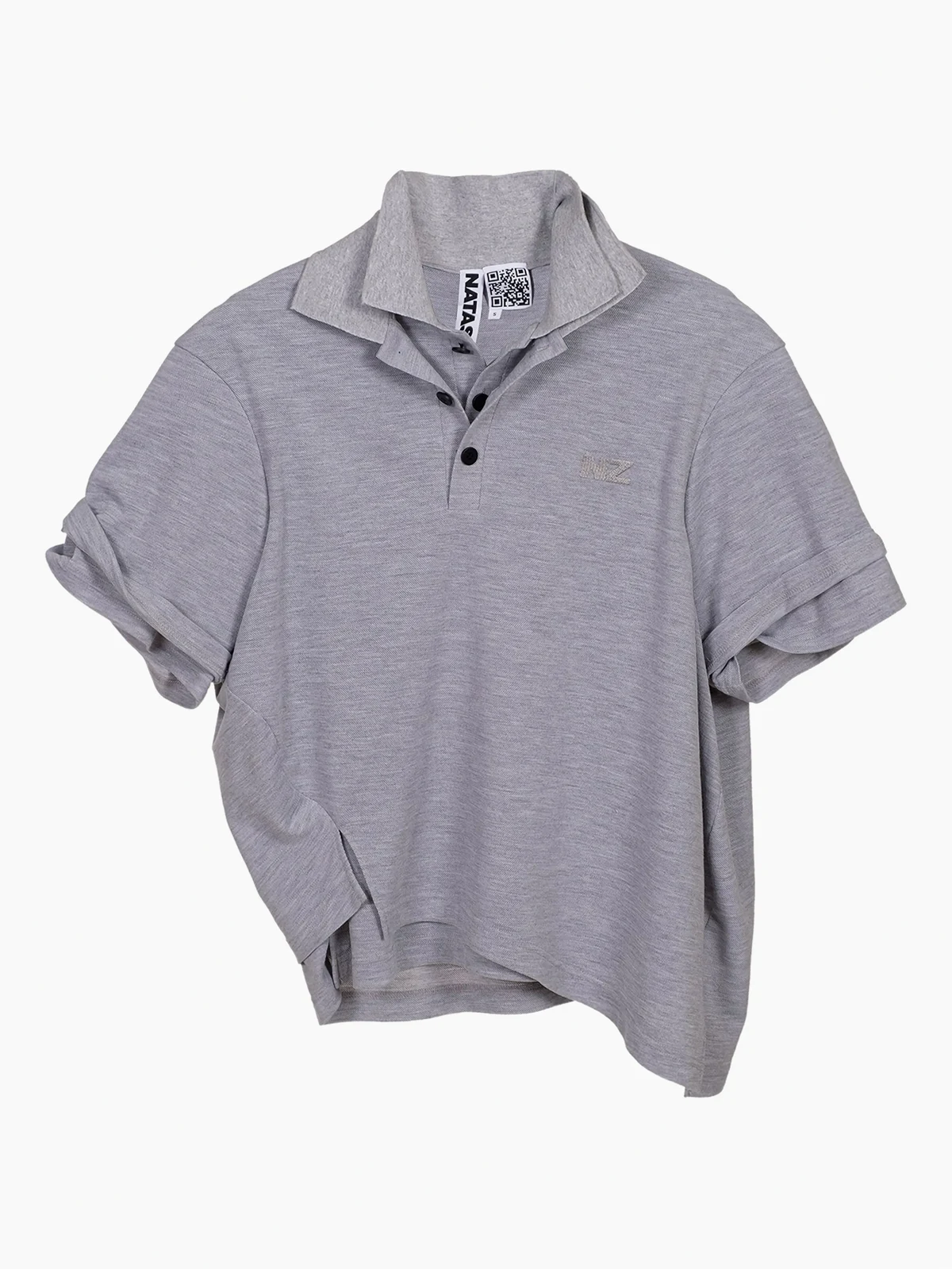 double-layered polo shirt