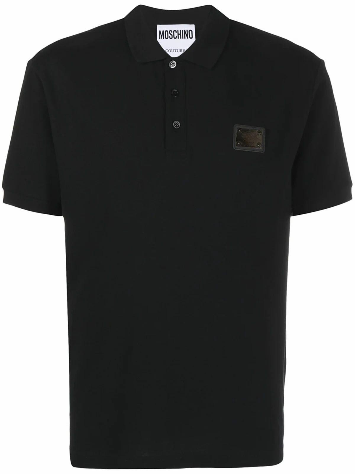 Poloshirt mit Logo-Schild