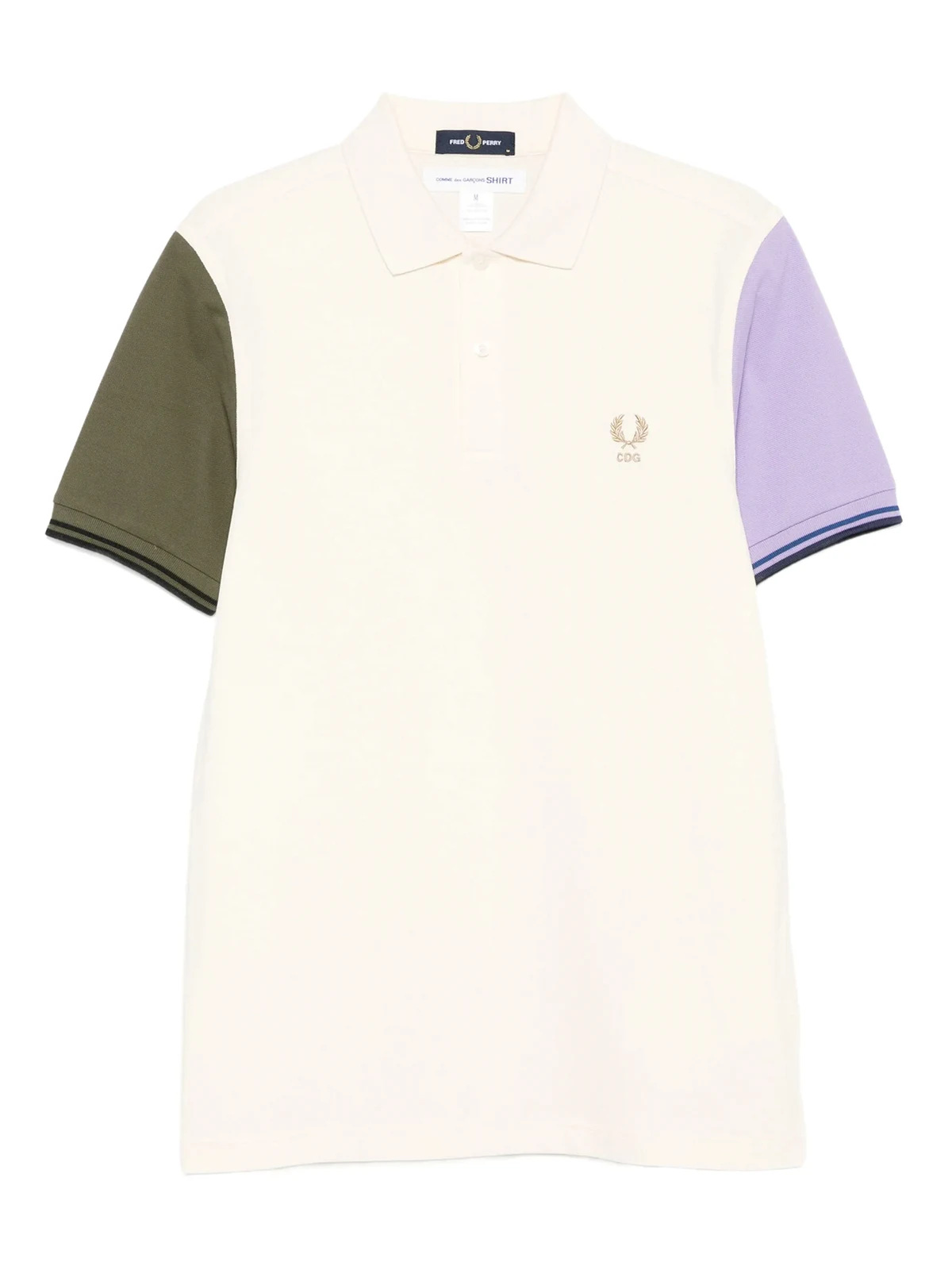 x Fred Perry Poloshirt in Colour-Block-Optik