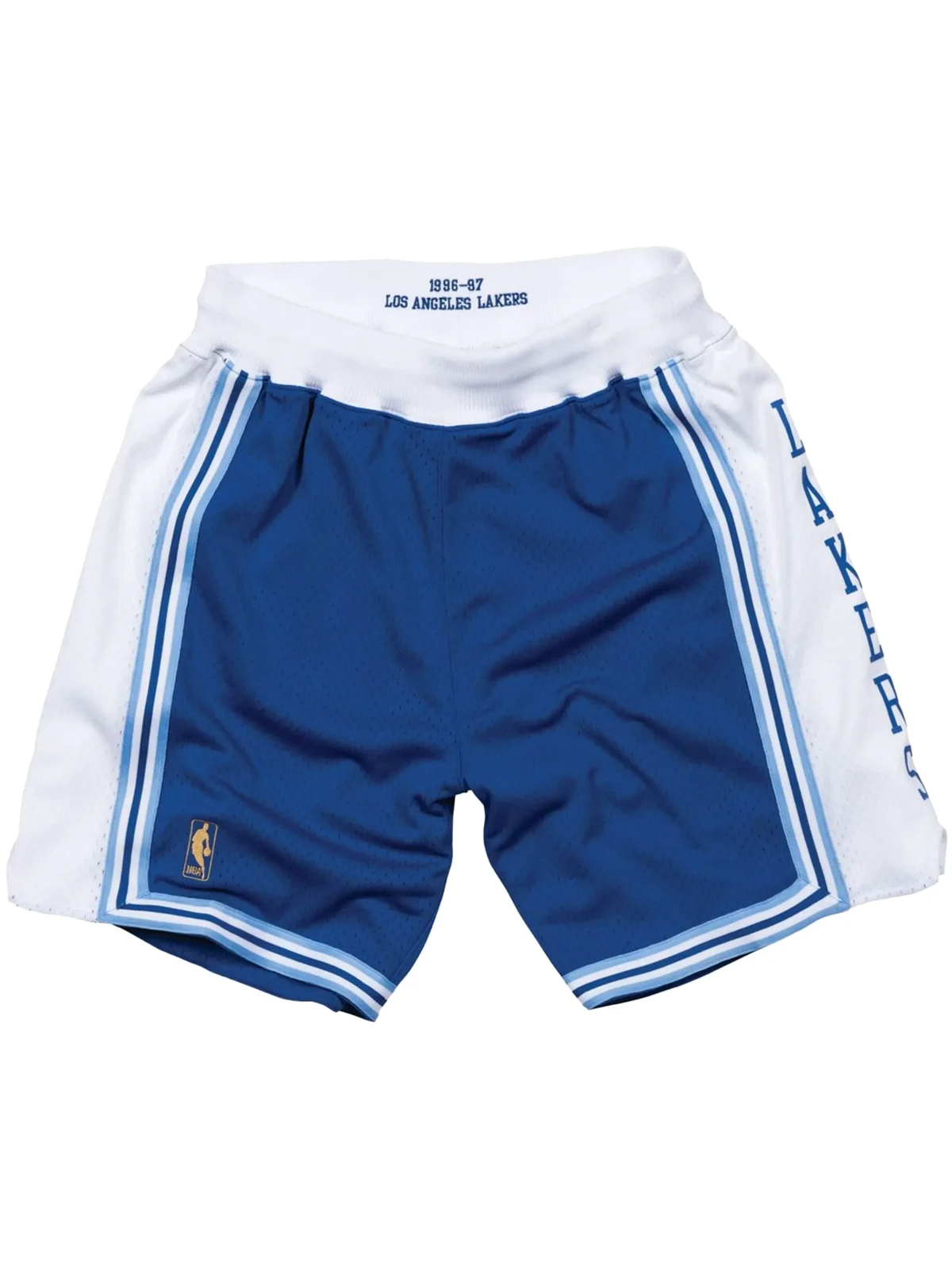 "NBA Los Angeles Lakers Alternate 1996-97" authentic shorts