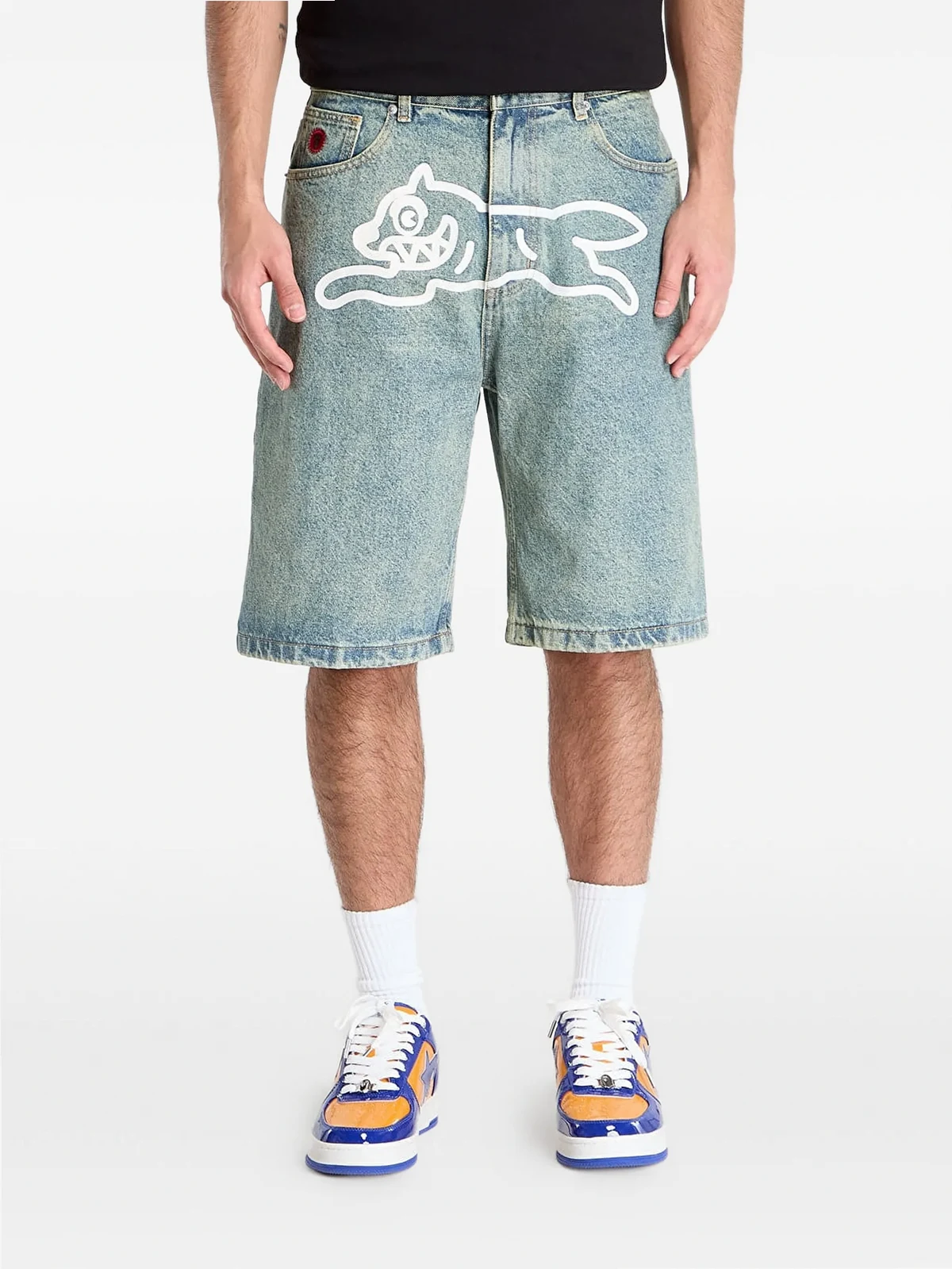 Running Dog denim shorts