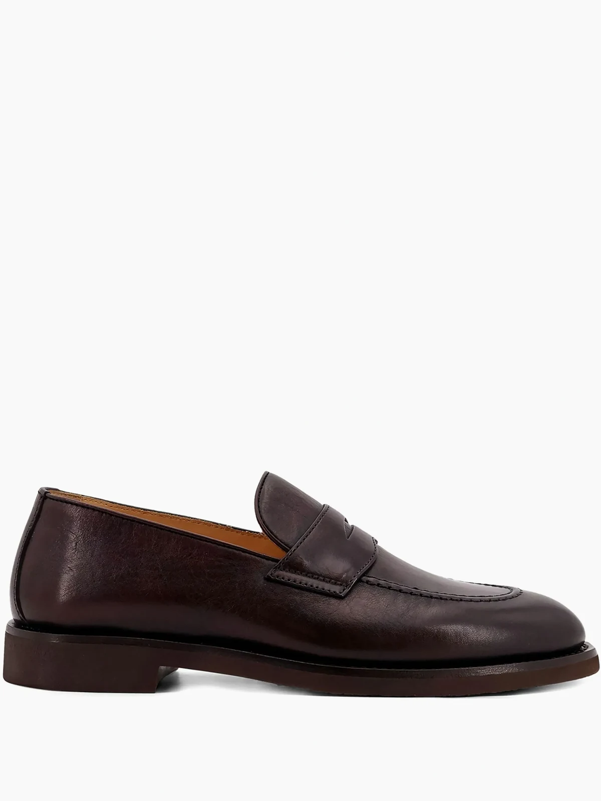 penny leather loafers
