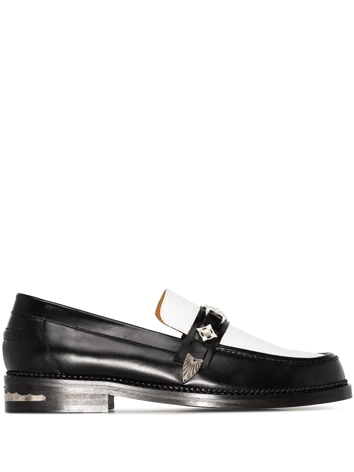 Zweifarbige Loafer