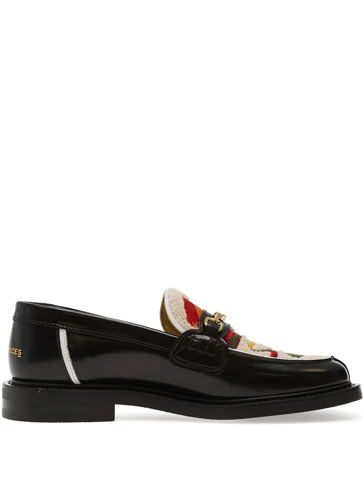 Loafer mit aufgestickter Kette