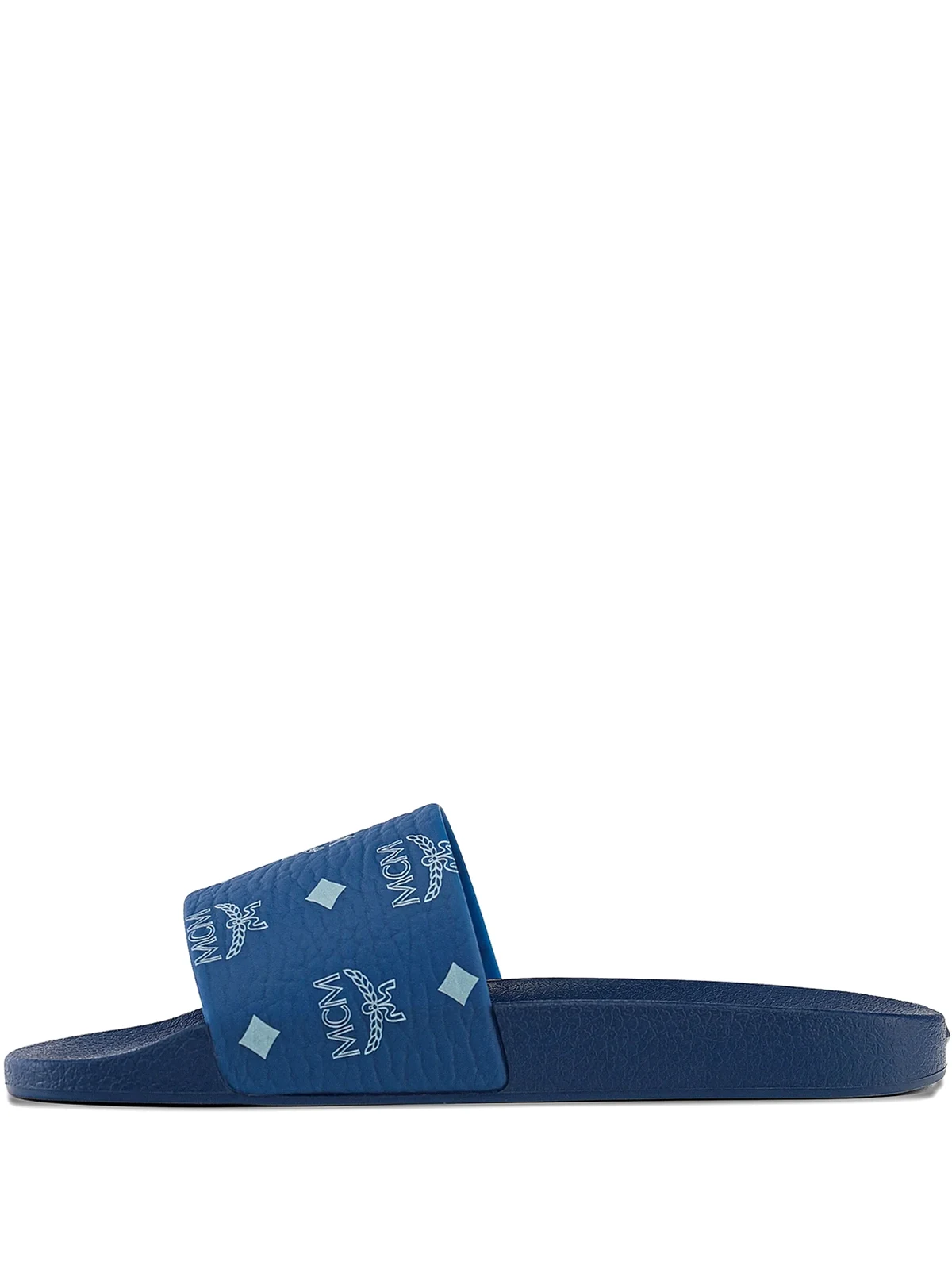 monogram-print slides