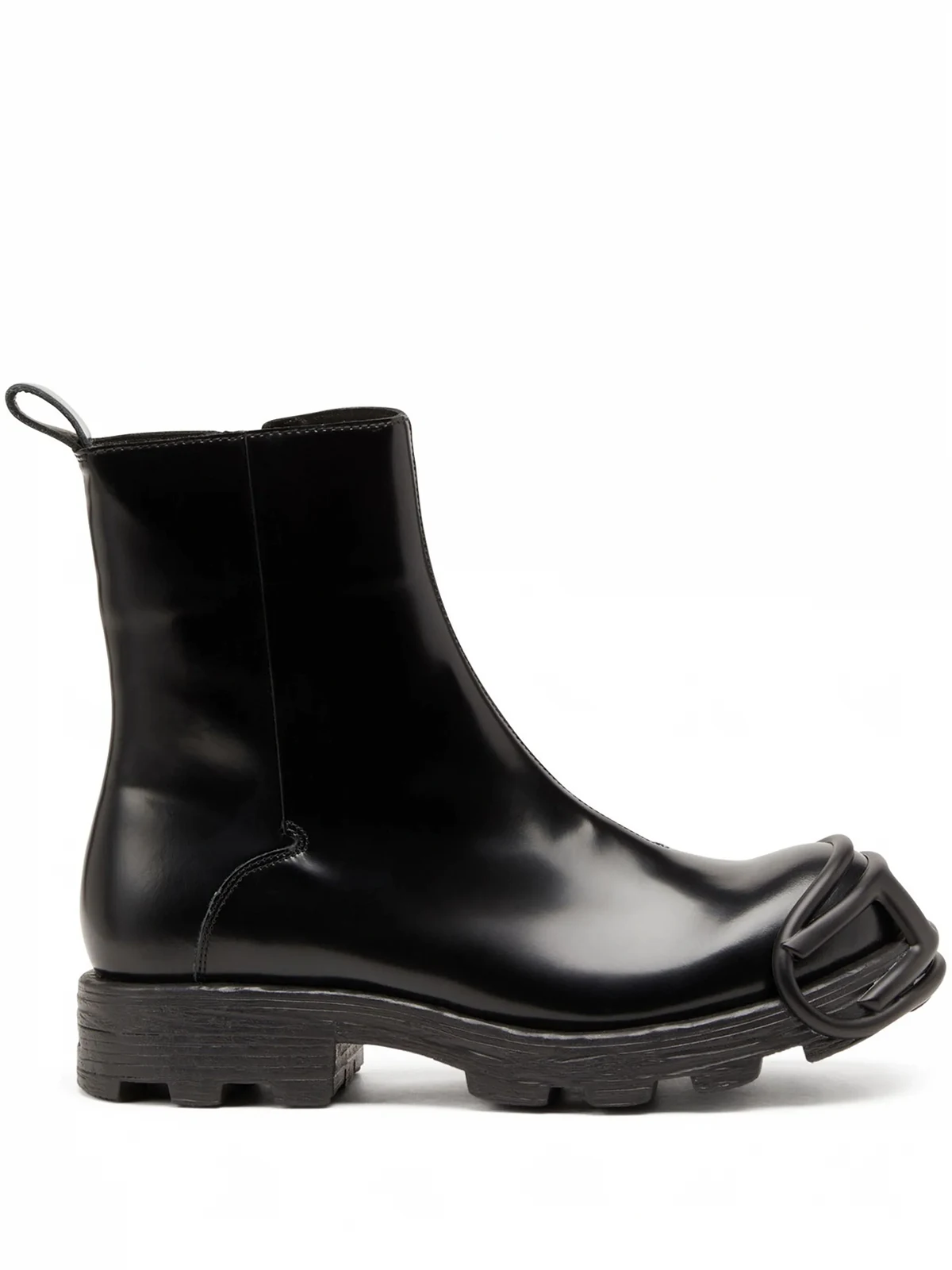 D-Hammer Zip D denim ankle boots