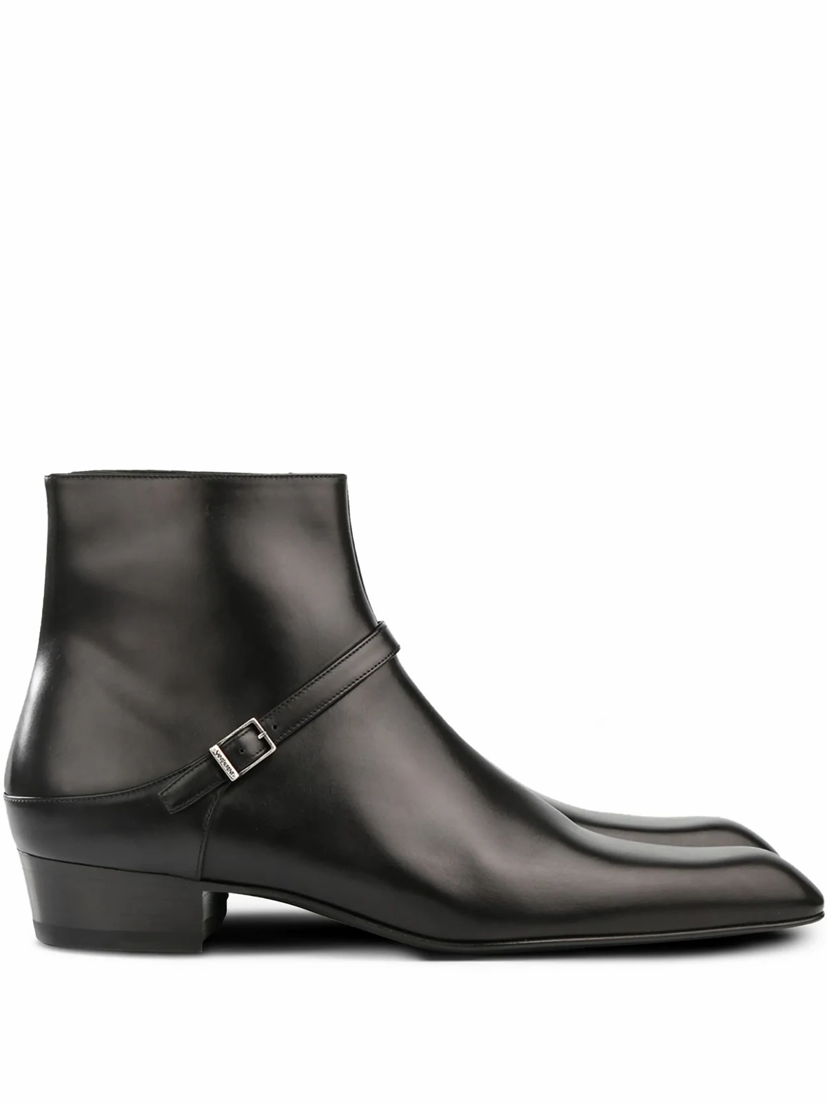 buckle-detail ankle boots