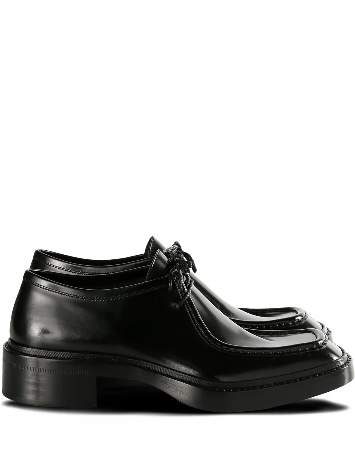 lace-up leather derby shoes