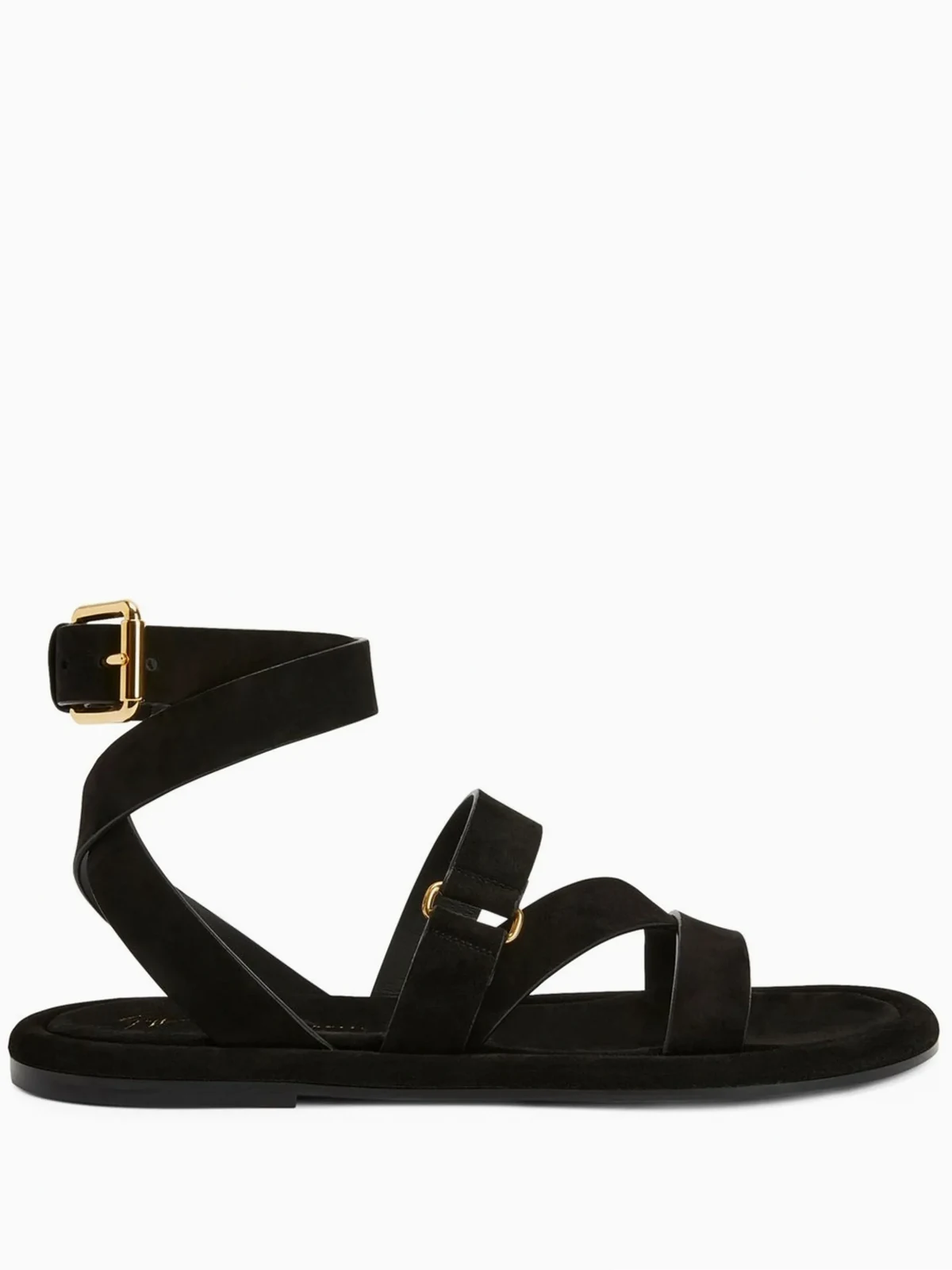 Aymon buckled suede sandals
