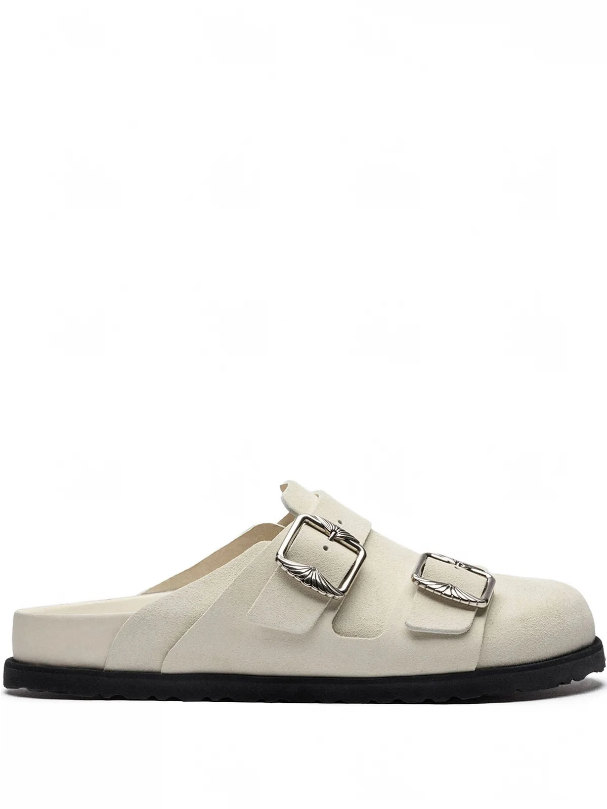 Geschlossene Sandalen mit Doppelriemen