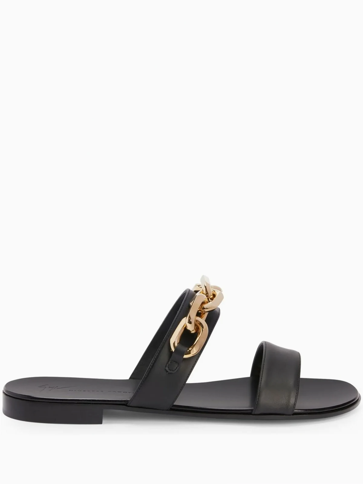 Aubert Chain leather sandals