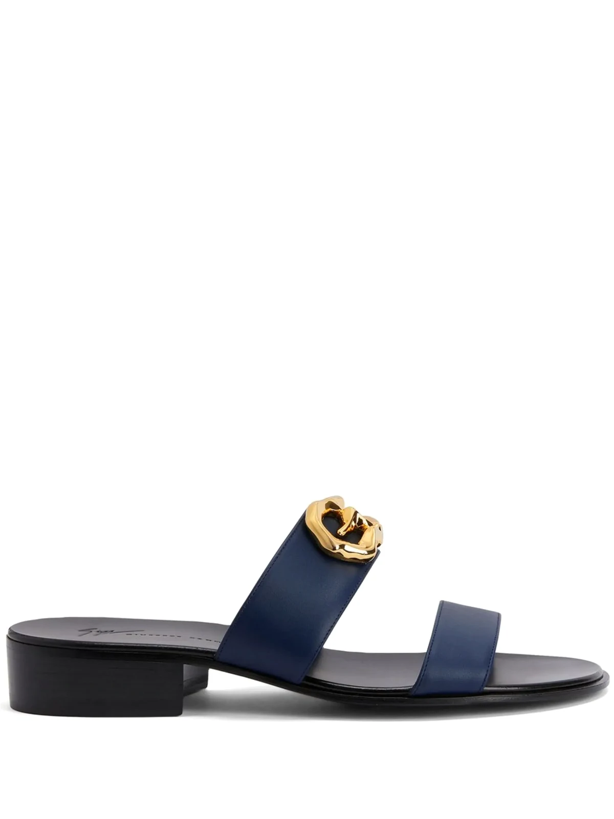 Gregorie logo-plaque sandals