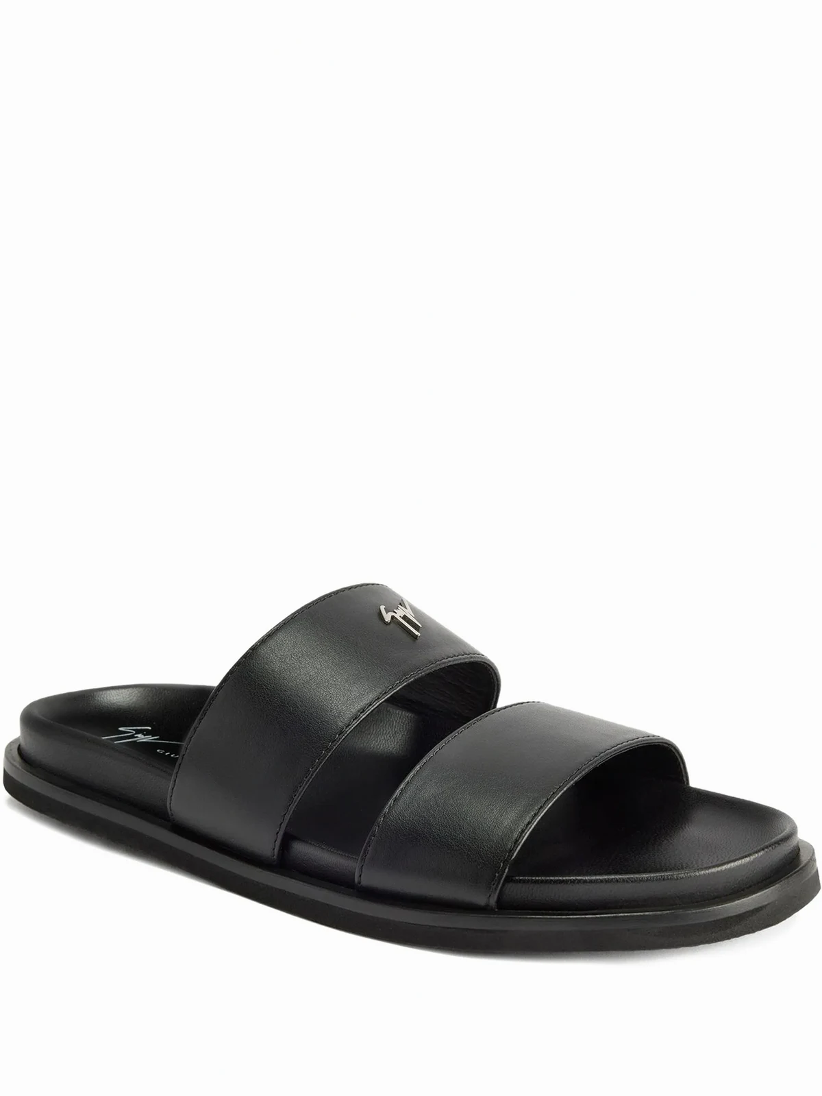 Urbaner double-strap leather sandals