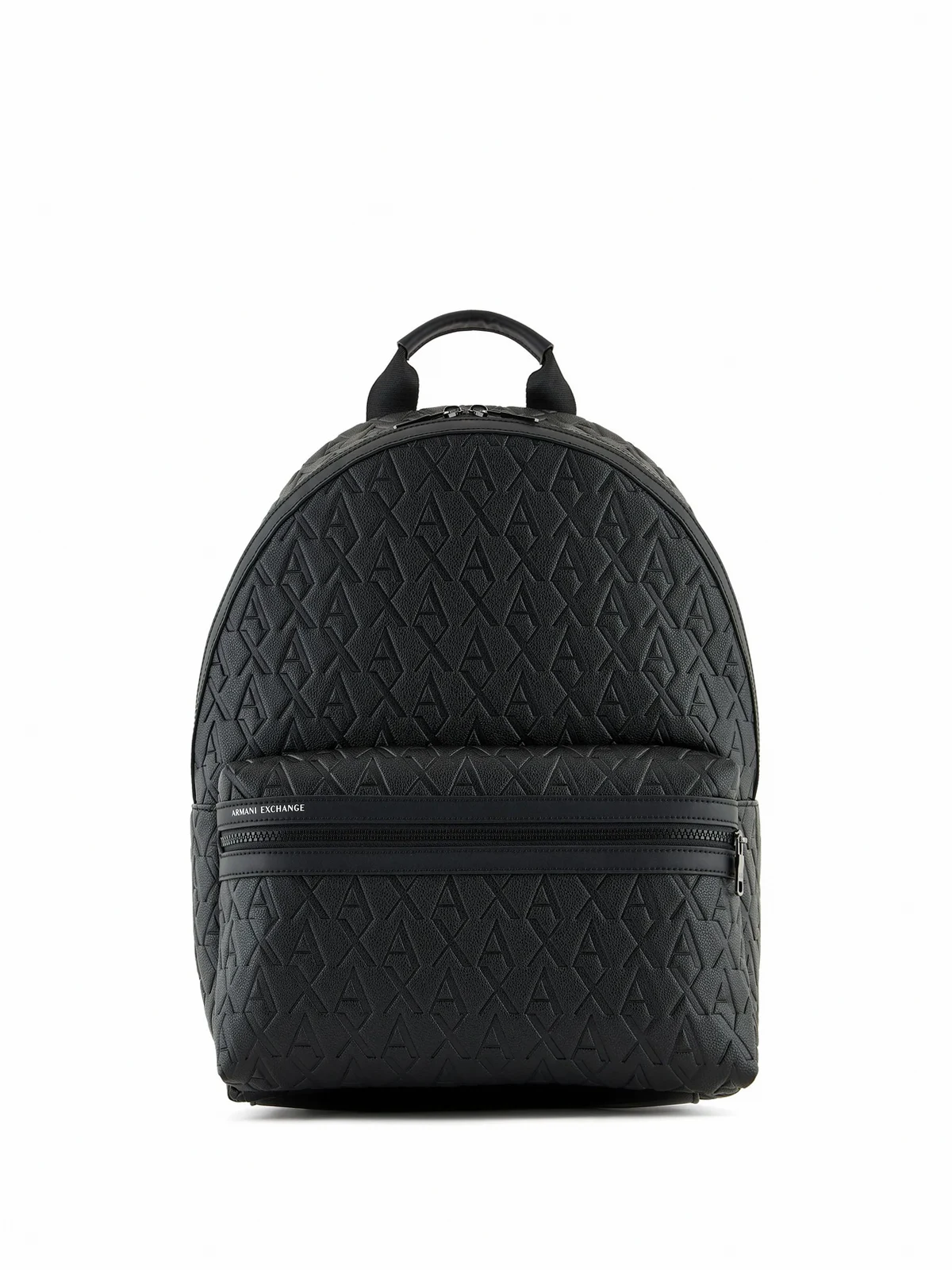 monogram-debossed backpack