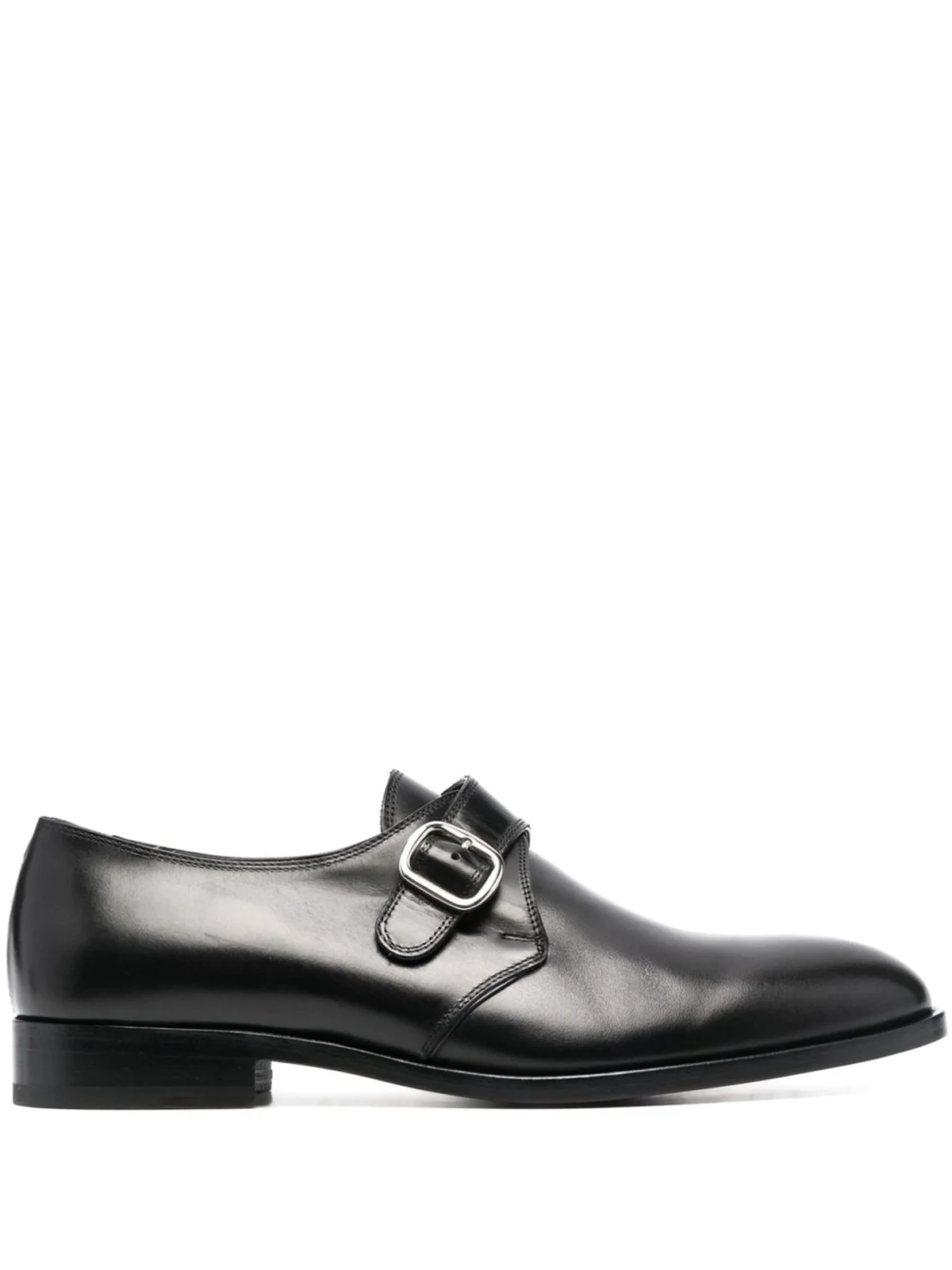 front-buckle monk shoes