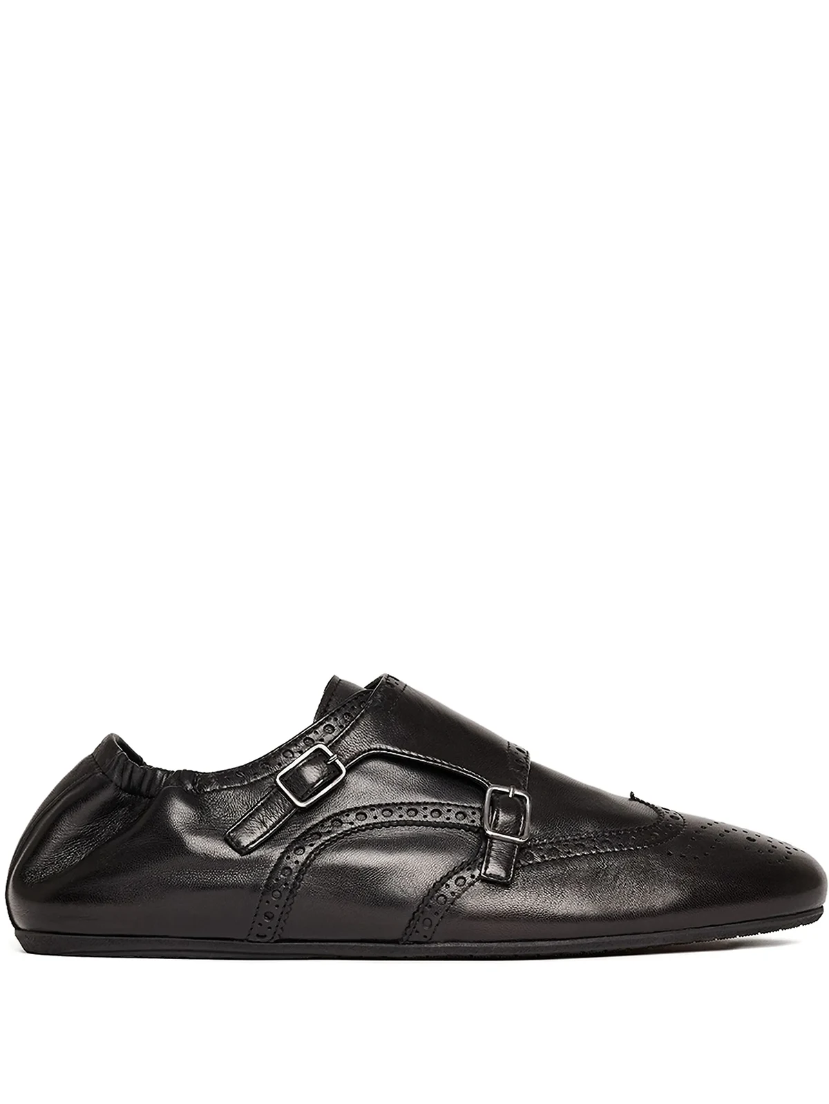 Johnny buckled brogue monk shoes