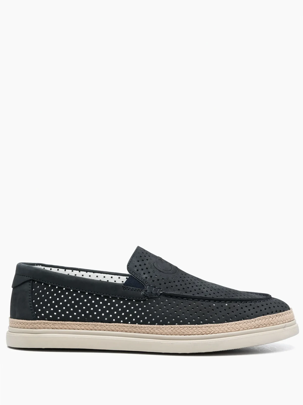 Espadrilles aus perforiertem Leder