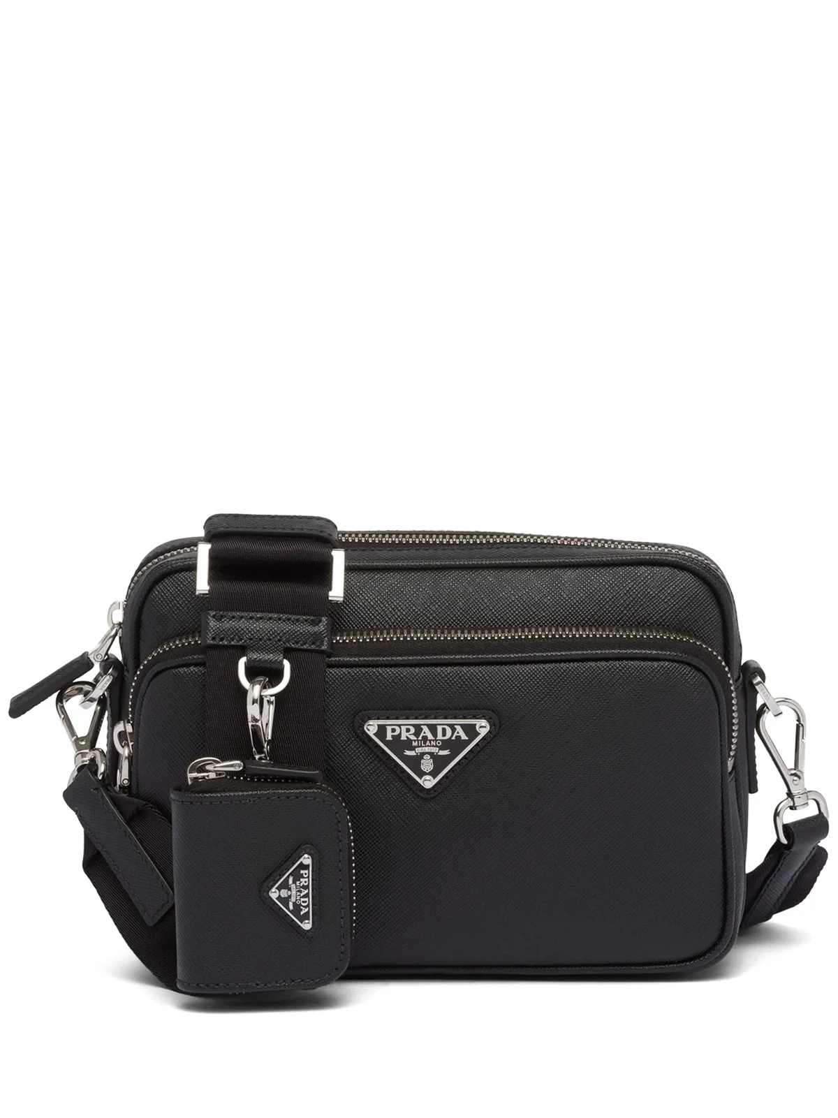 Saffiano leather shoulder bag
