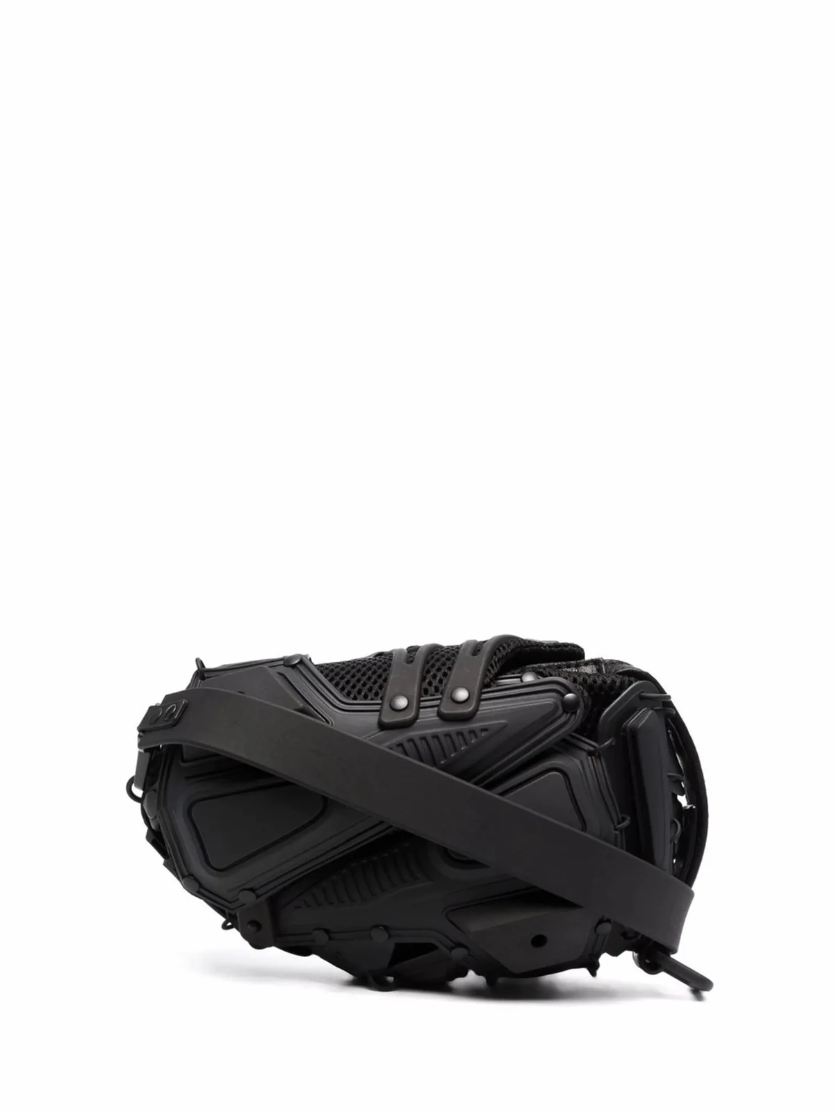 panelled-detail shoulder bag