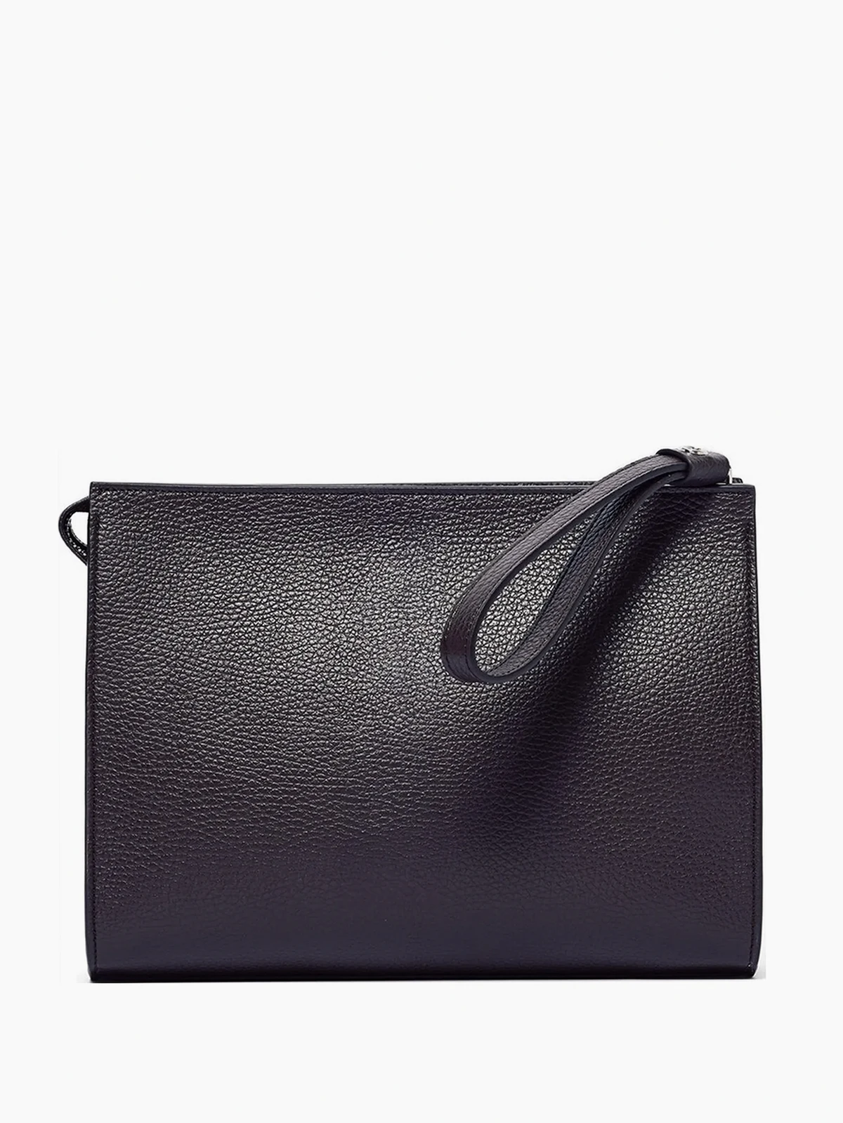 Micron pebbled clutch bag