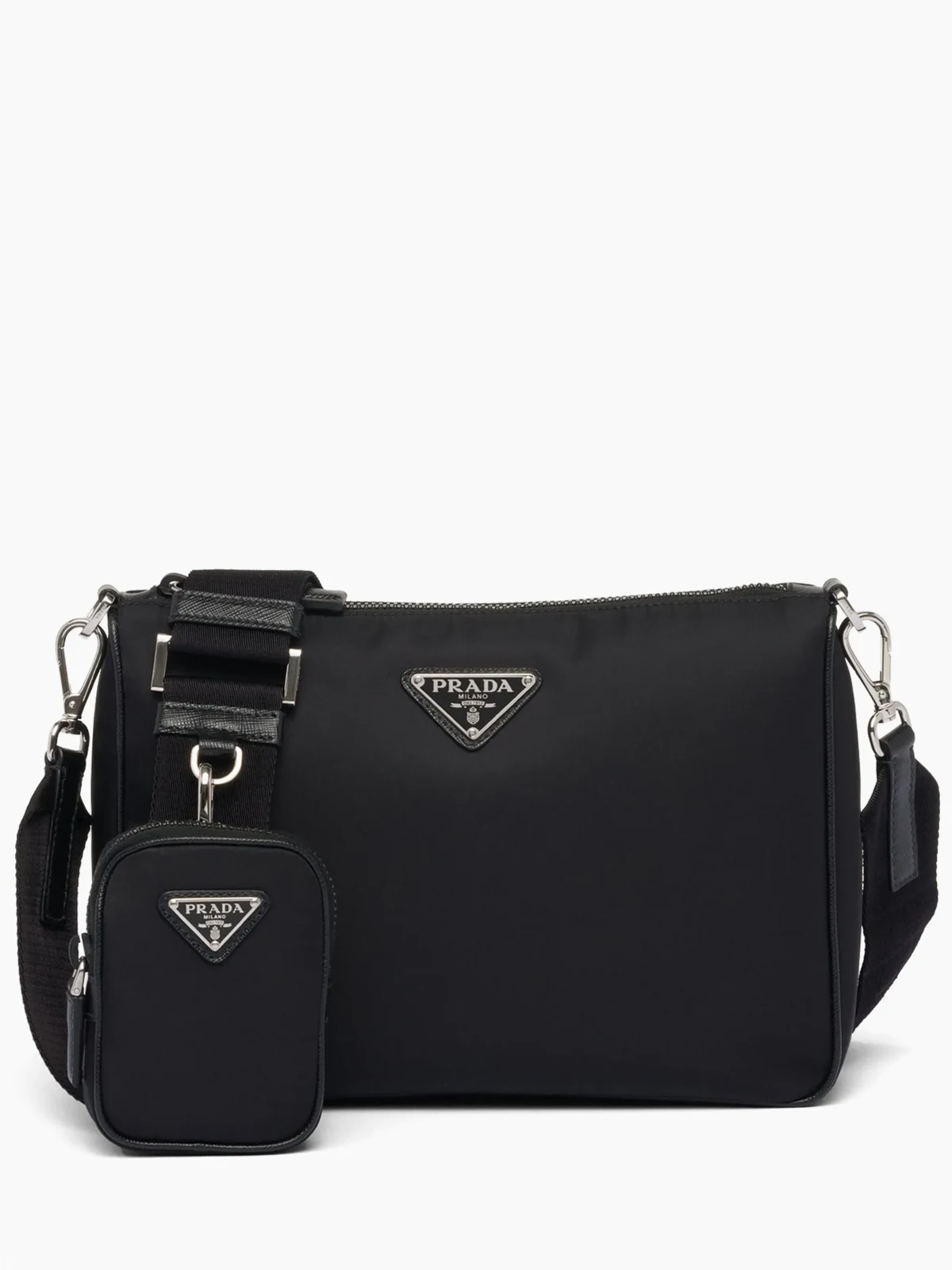 Re-Nylon messenger bag