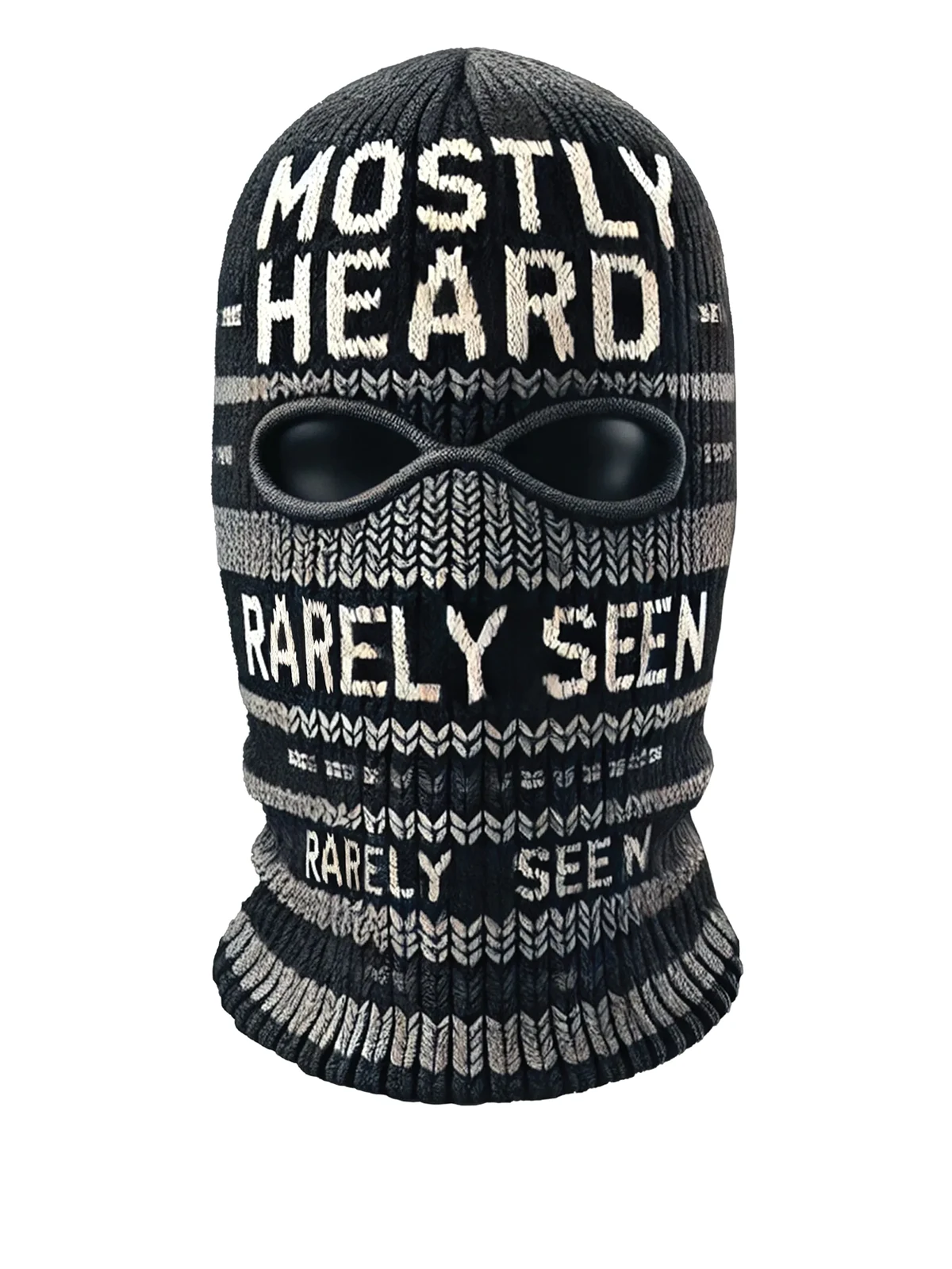 logo-intarsia ski mask