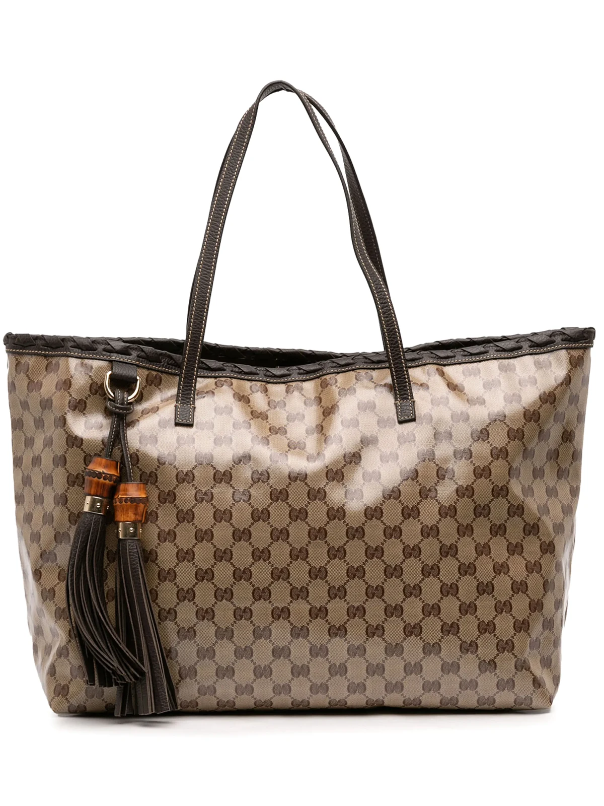 2016-2026 GG Crystal Peggy Braided tote bag