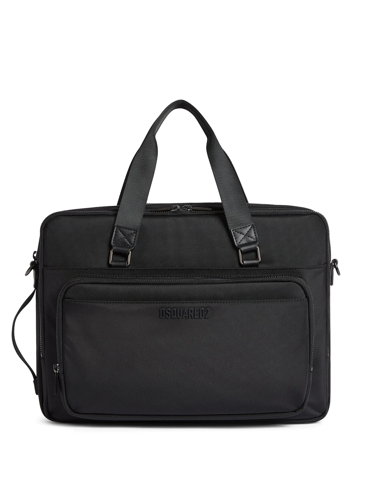 logo-lettering laptop bag