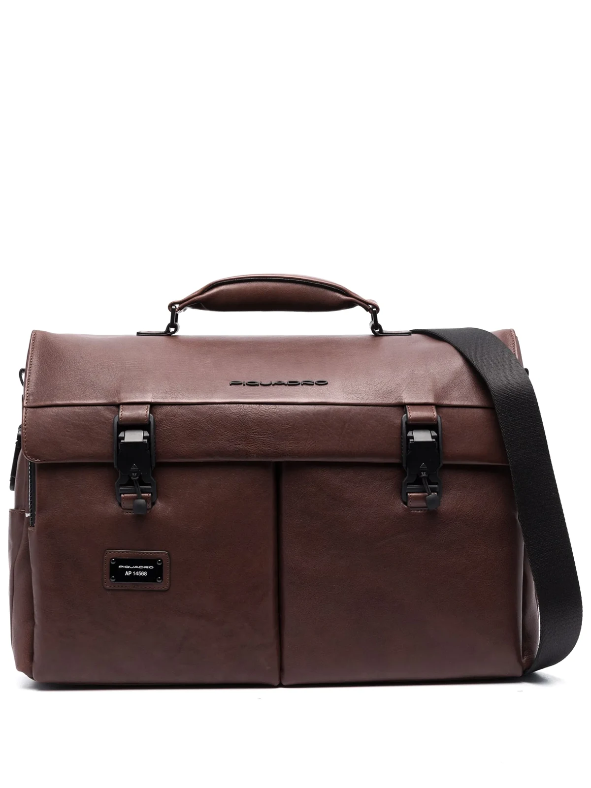 embossed-logo detail shoulder bag