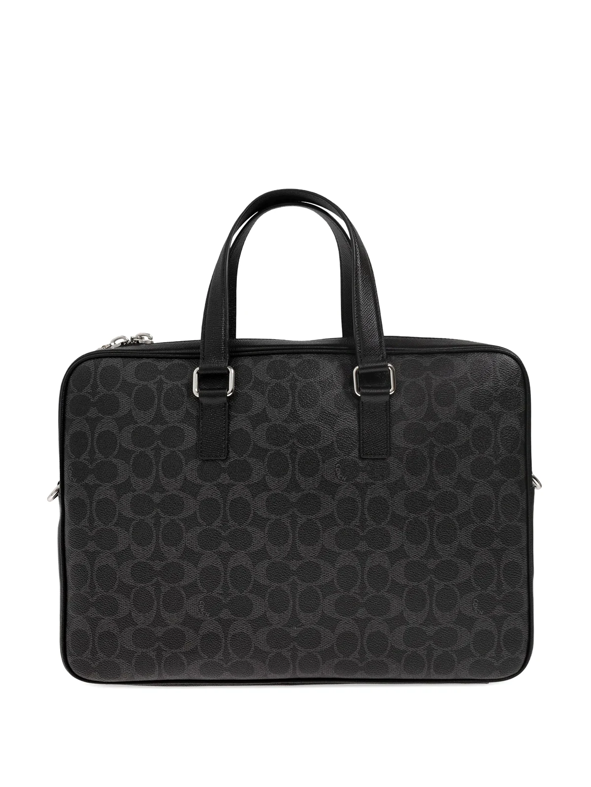 Caden zip patterned briefcase